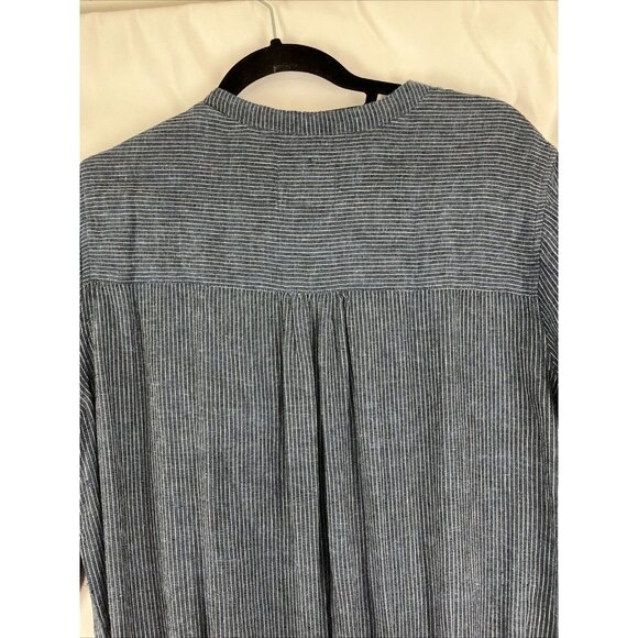 Rails Juliette Salem Stripe Linen-Rayon Midi Dress Women’s Size L - Picture 13 of 16